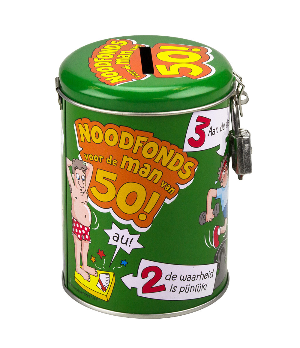 Spaarpot - 50 jaar man