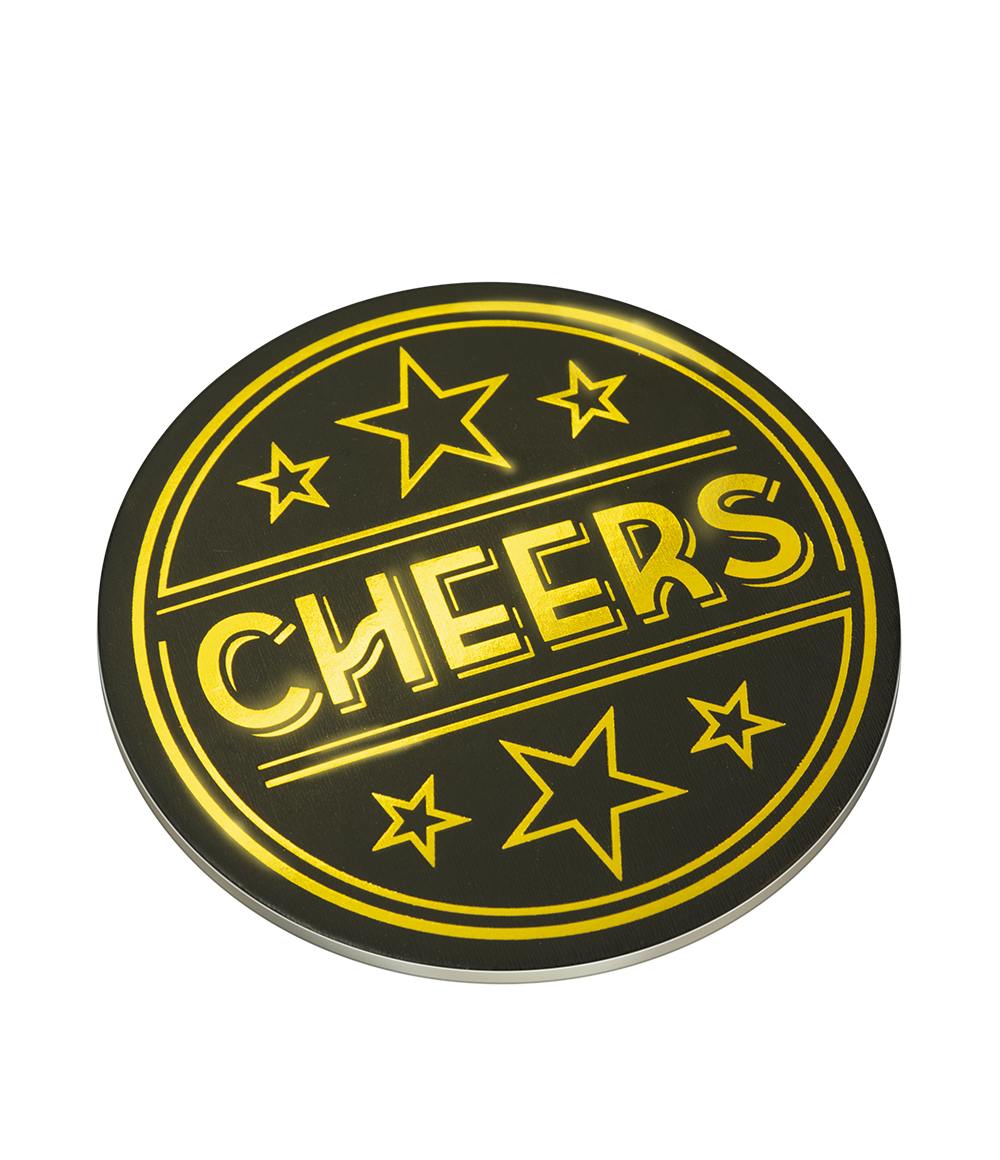 Glossy coasters - Cheers! OP=OP
