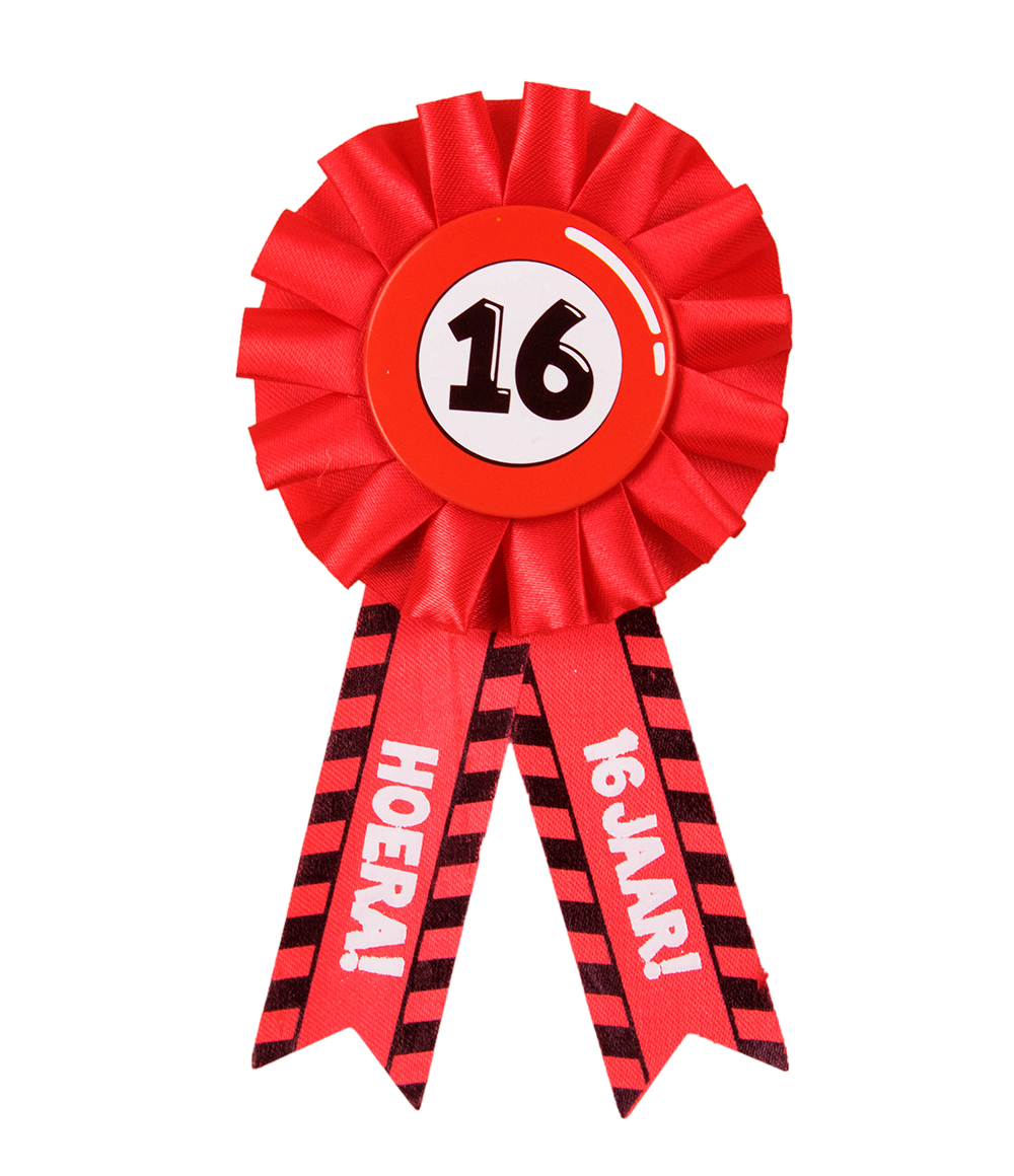 Party Rozetten - 16 jaar