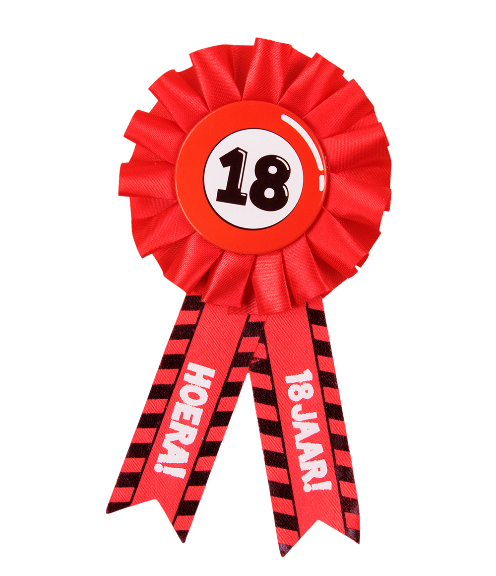 Party Rozetten - 18 jaar