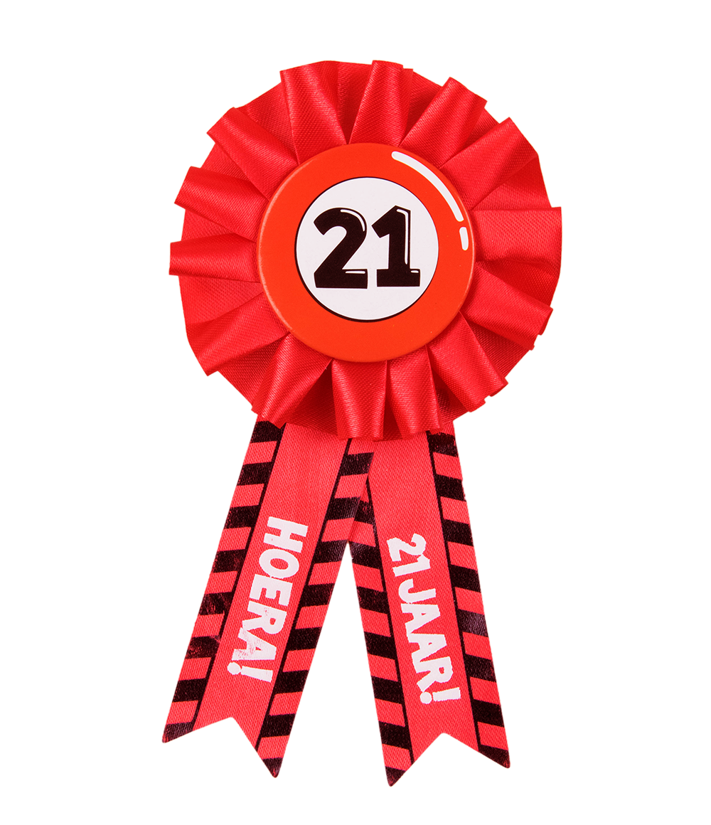 Party Rozetten - 21 jaar