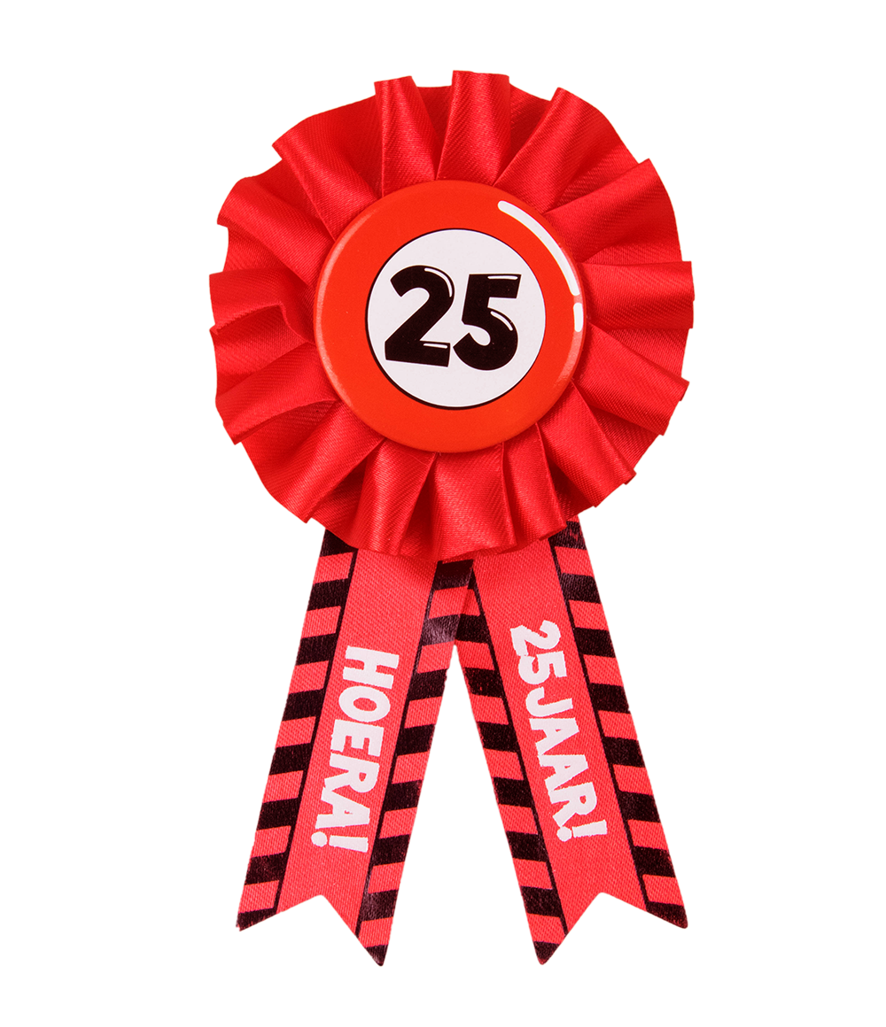 Party Rozetten - 25 jaar