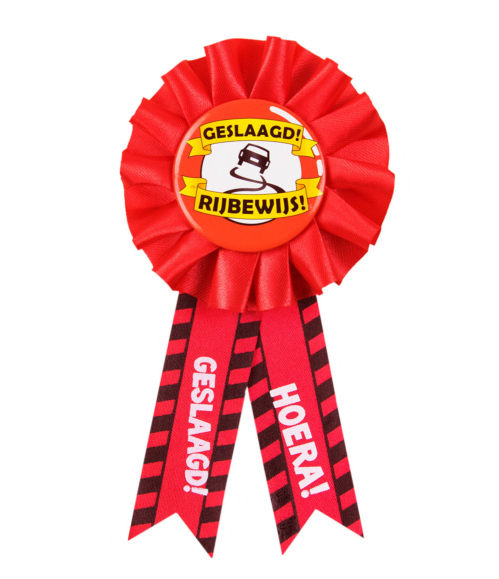 Party Rozetten - rijbewijs