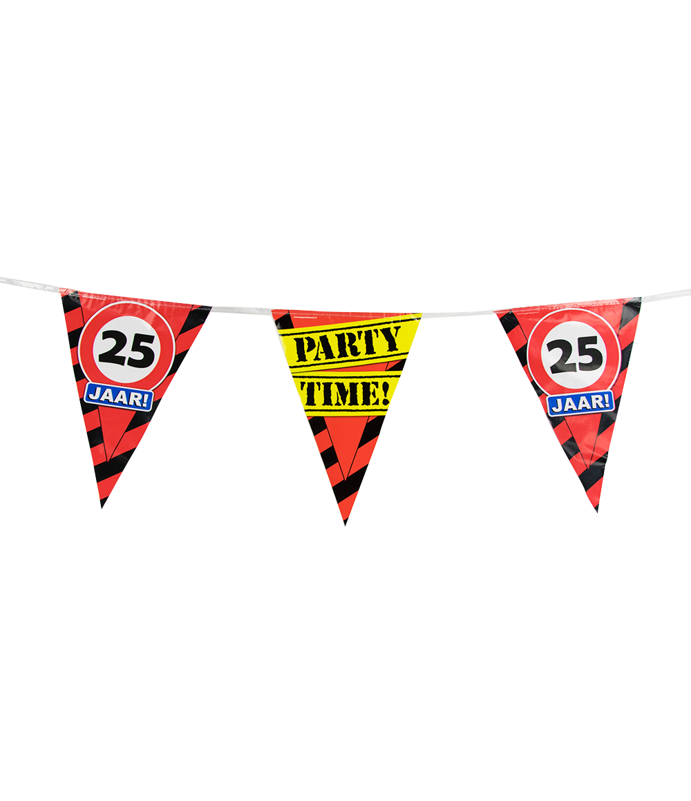 Party Vlaggen - 25 jaar
