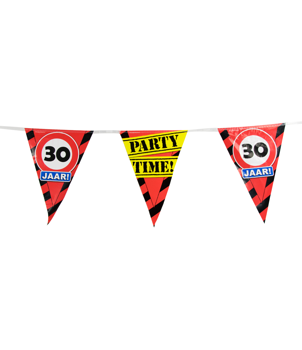 Party vlaggen - 30 jaar