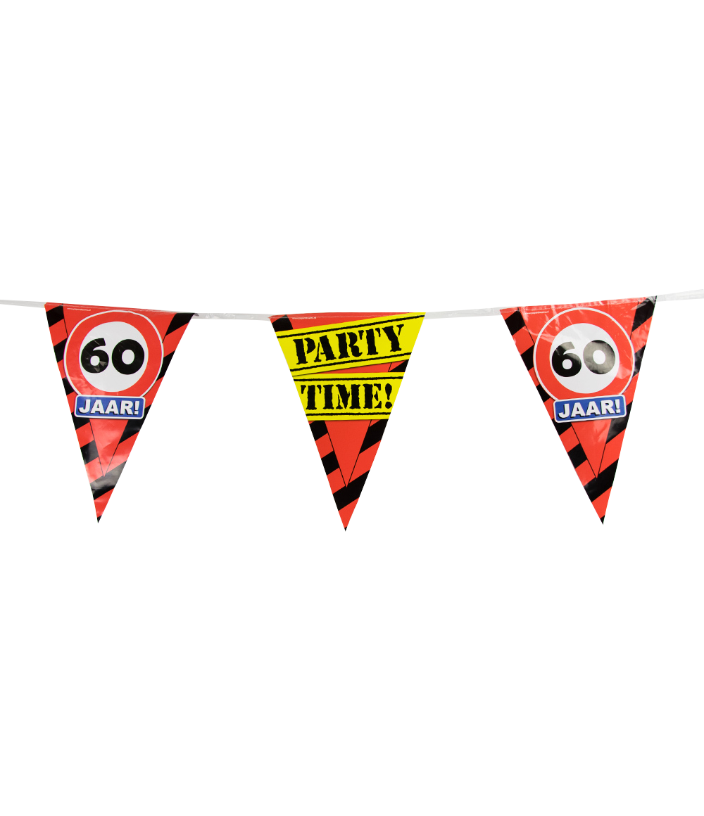 Party vlaggen 60 jaar