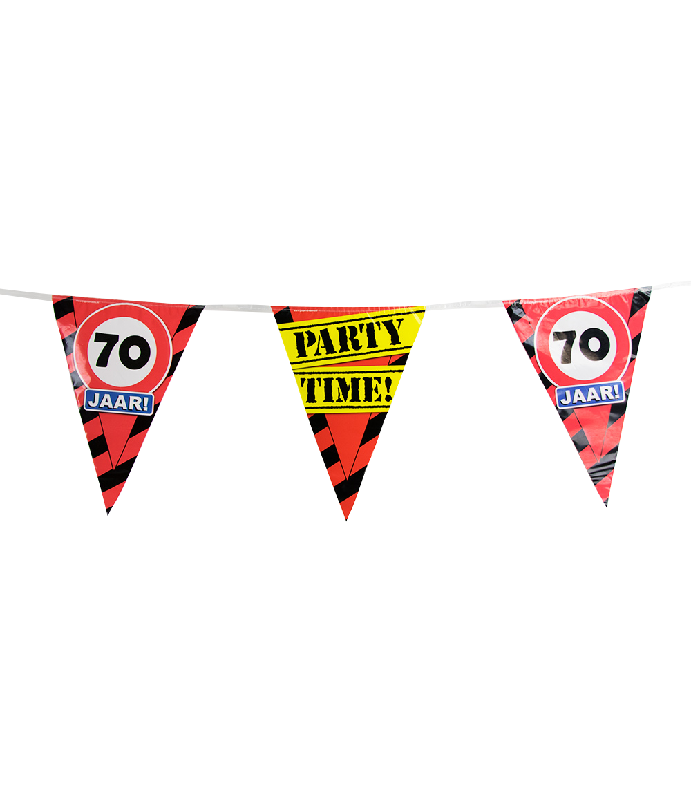 Party vlaggen 70 jaar