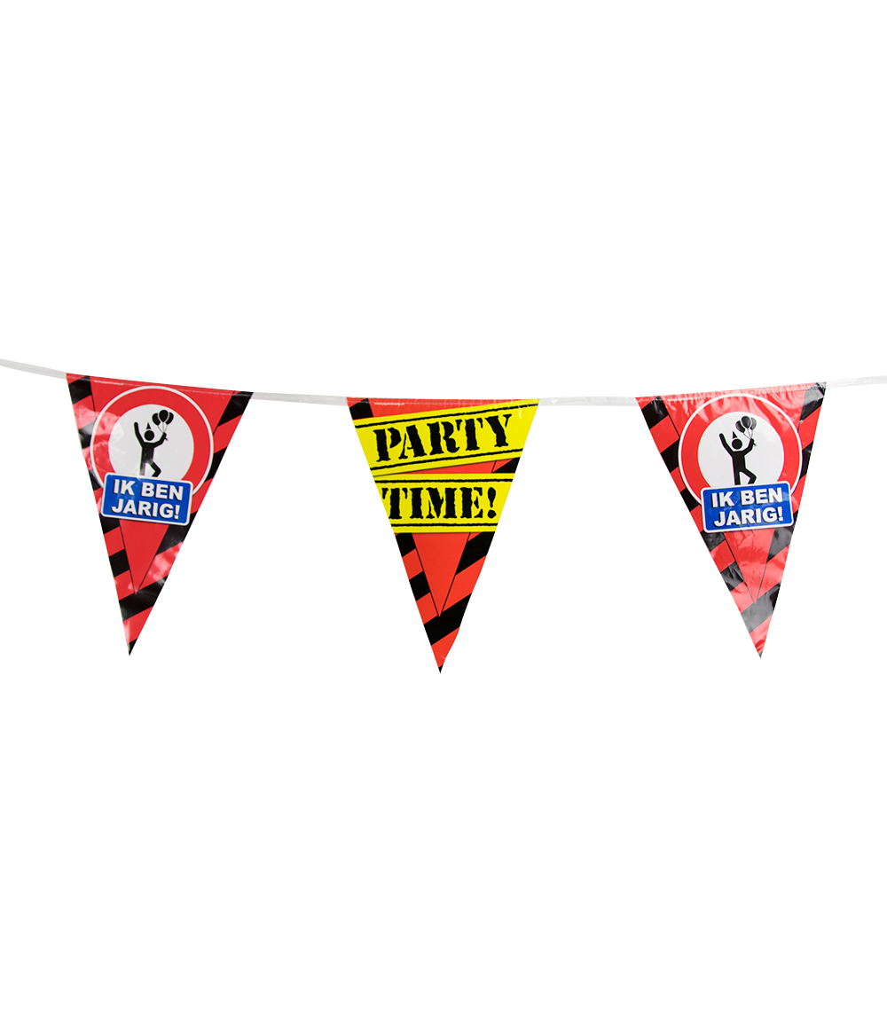 Party Vlaggen - ik ben jarig