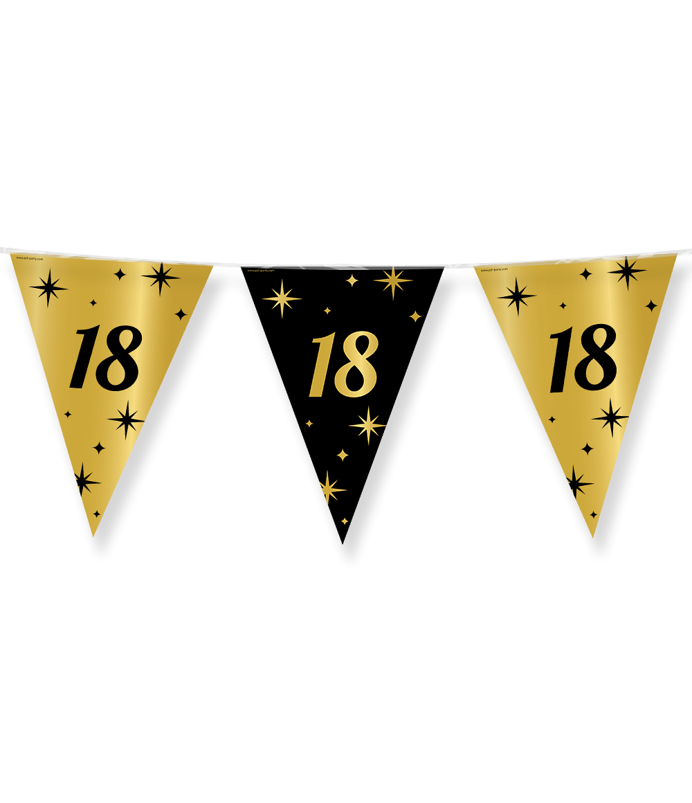 Classy Party flags foil- 18