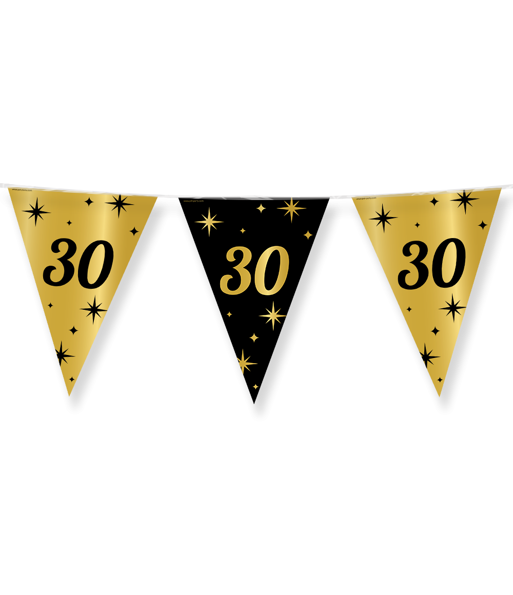 Classy Party flags foil - 30