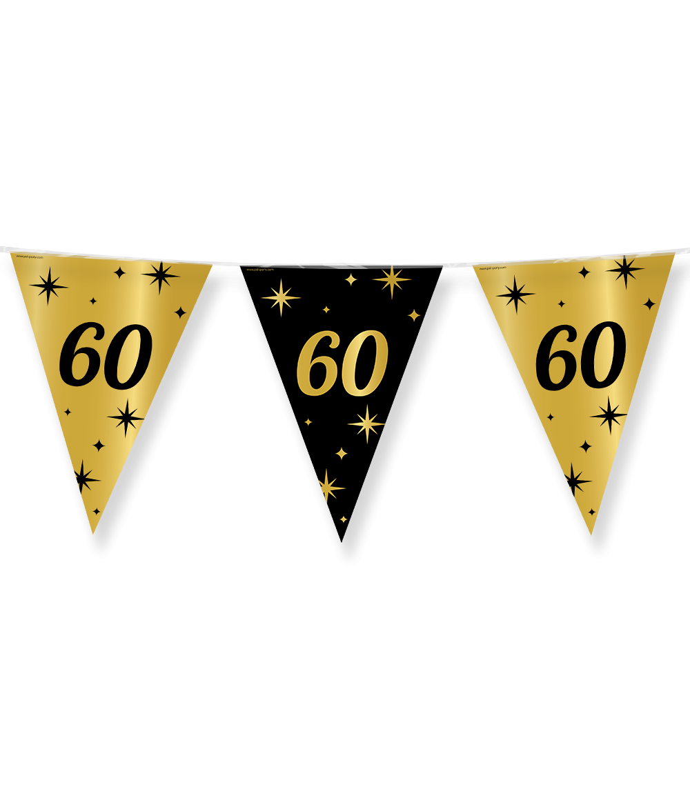 Classy Party flags foil - 60