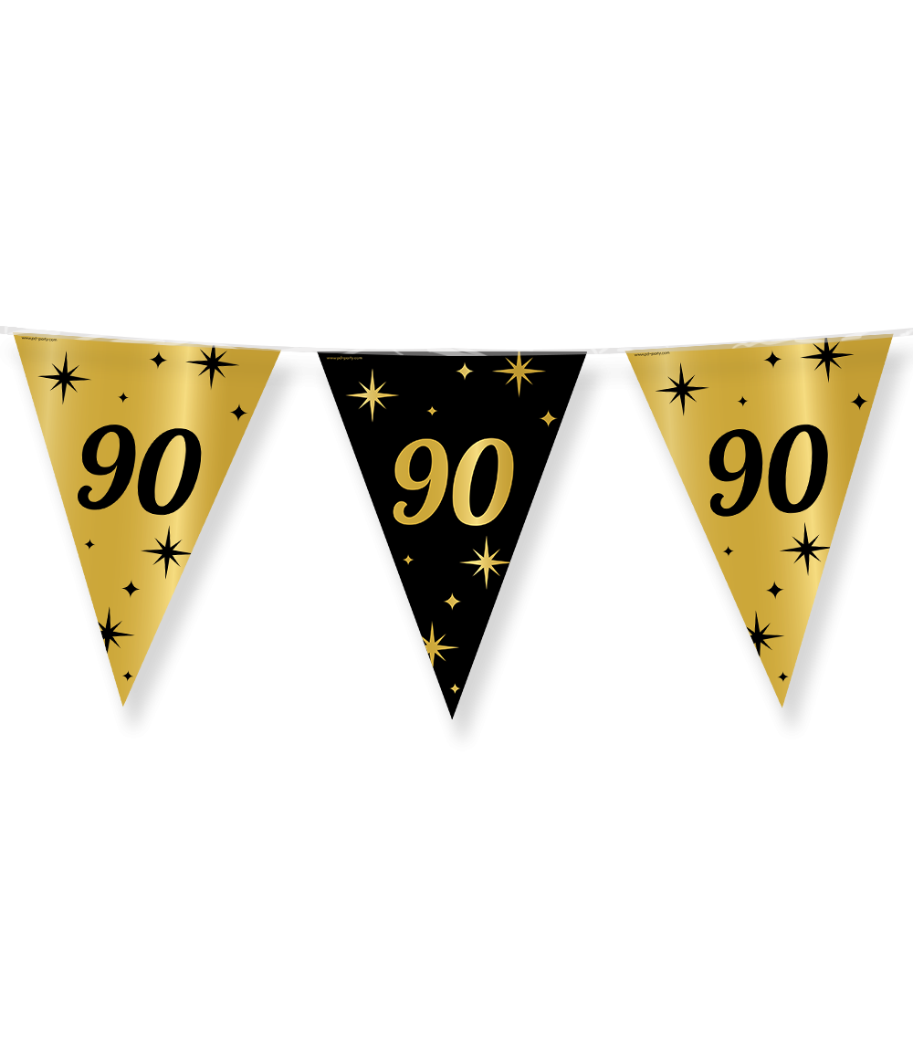 Classy Party flags foil - 90