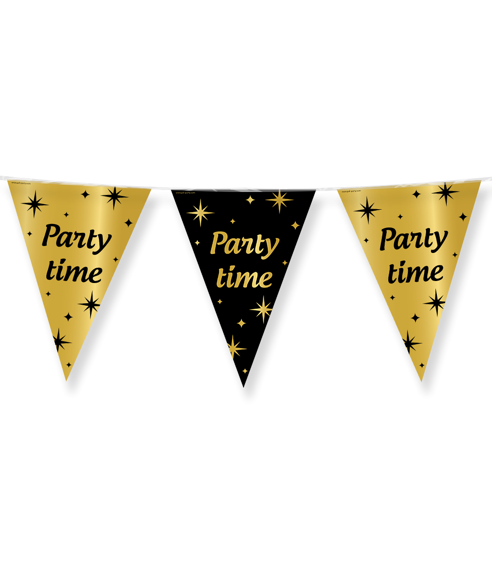 Classy Party flags foil - Party time!