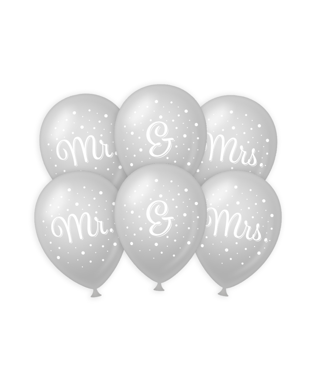 Wedding balloons - Mr. & Mrs.
