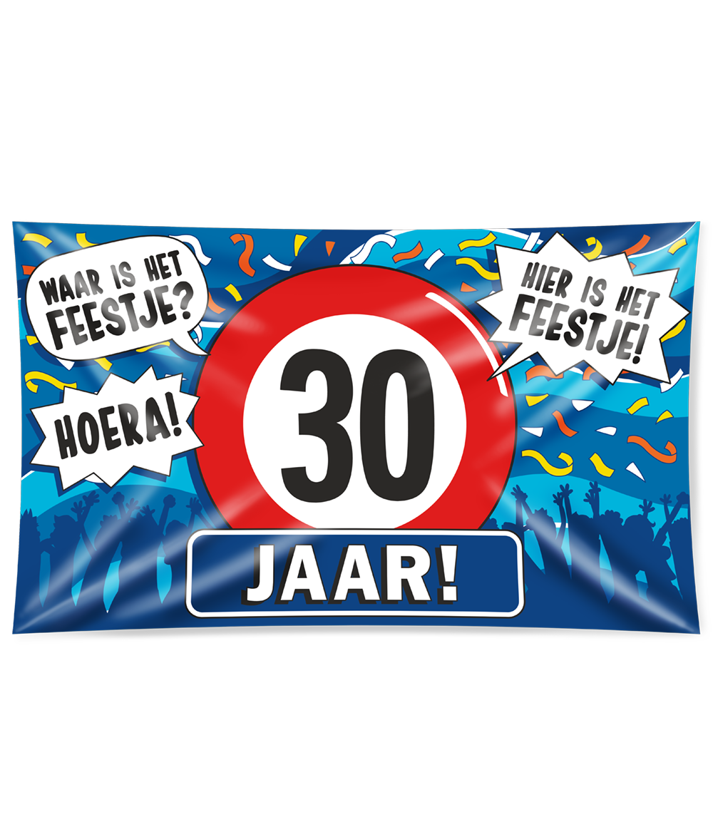 Gevel vlag - 30 jaar