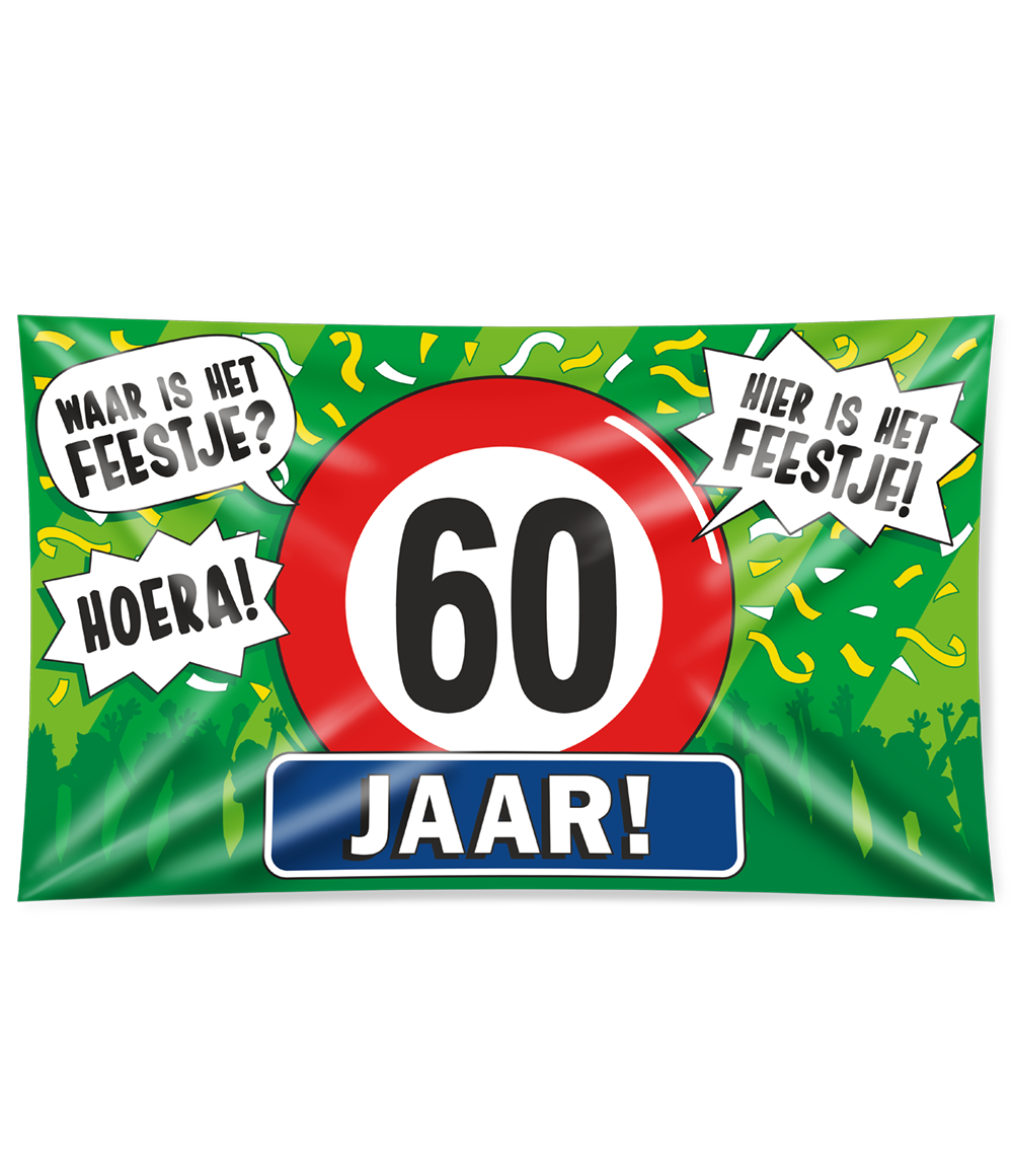 Gevel vlag - 60 jaar