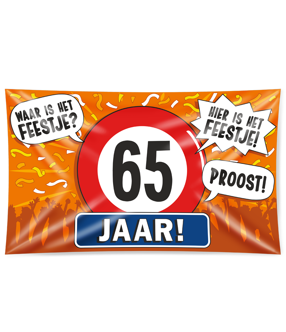 Gevel vlag - 65 jaar