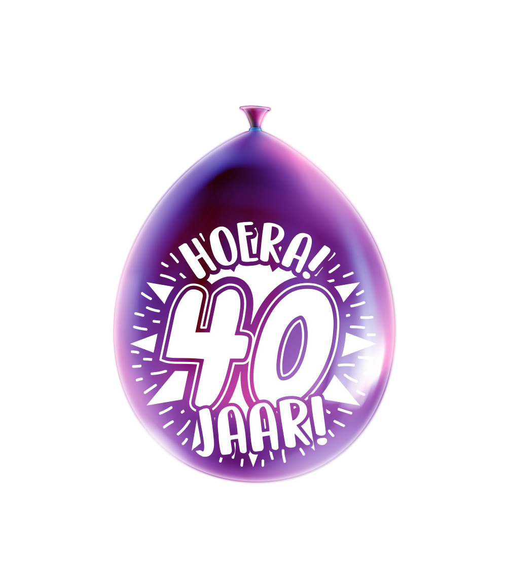 Party ballonnen - 40 jaar