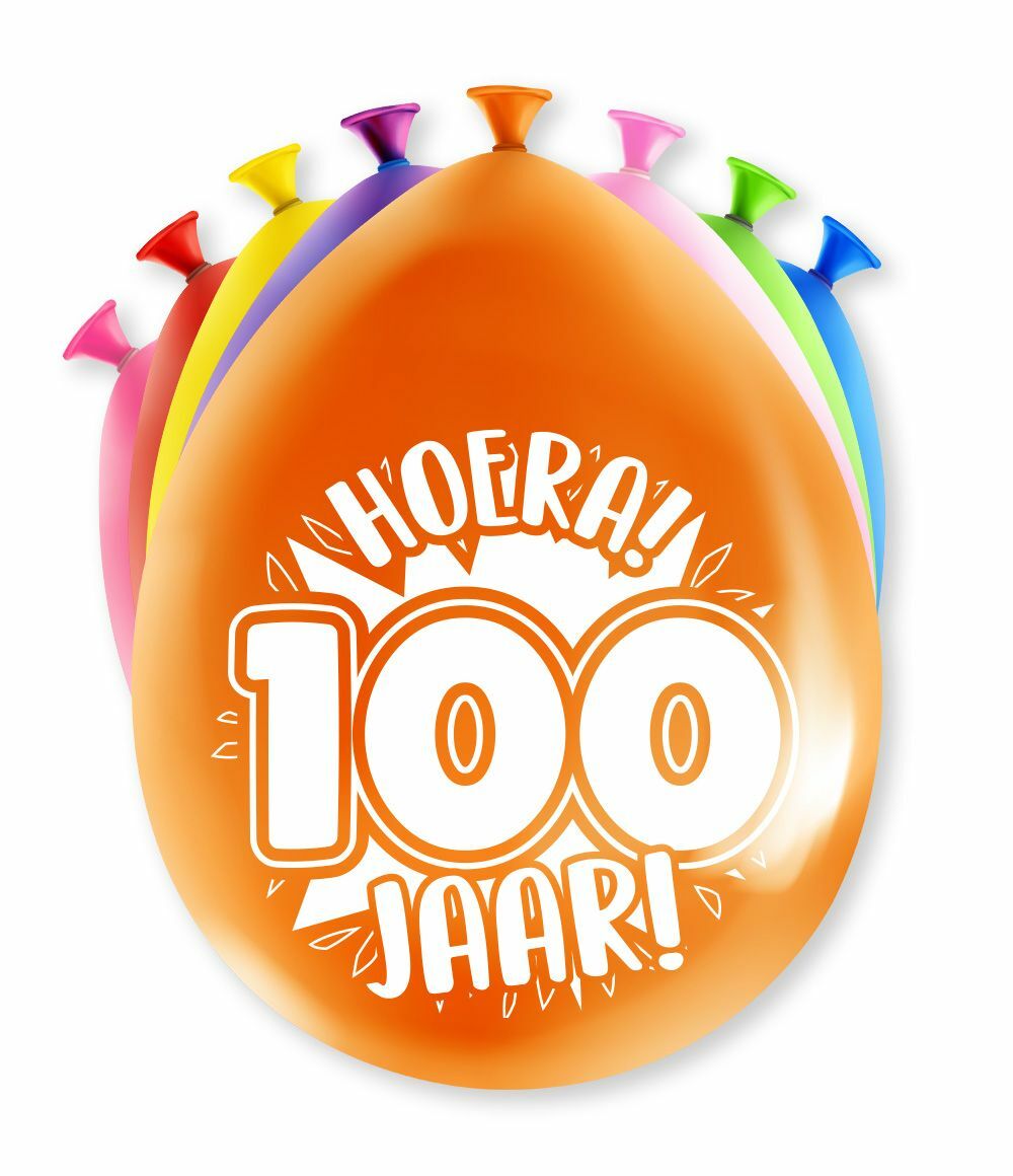 Happy party balloons - 100 years