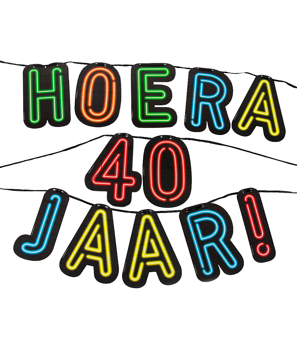 Neon Slinger - Hoera 40 jaar! OP=OP