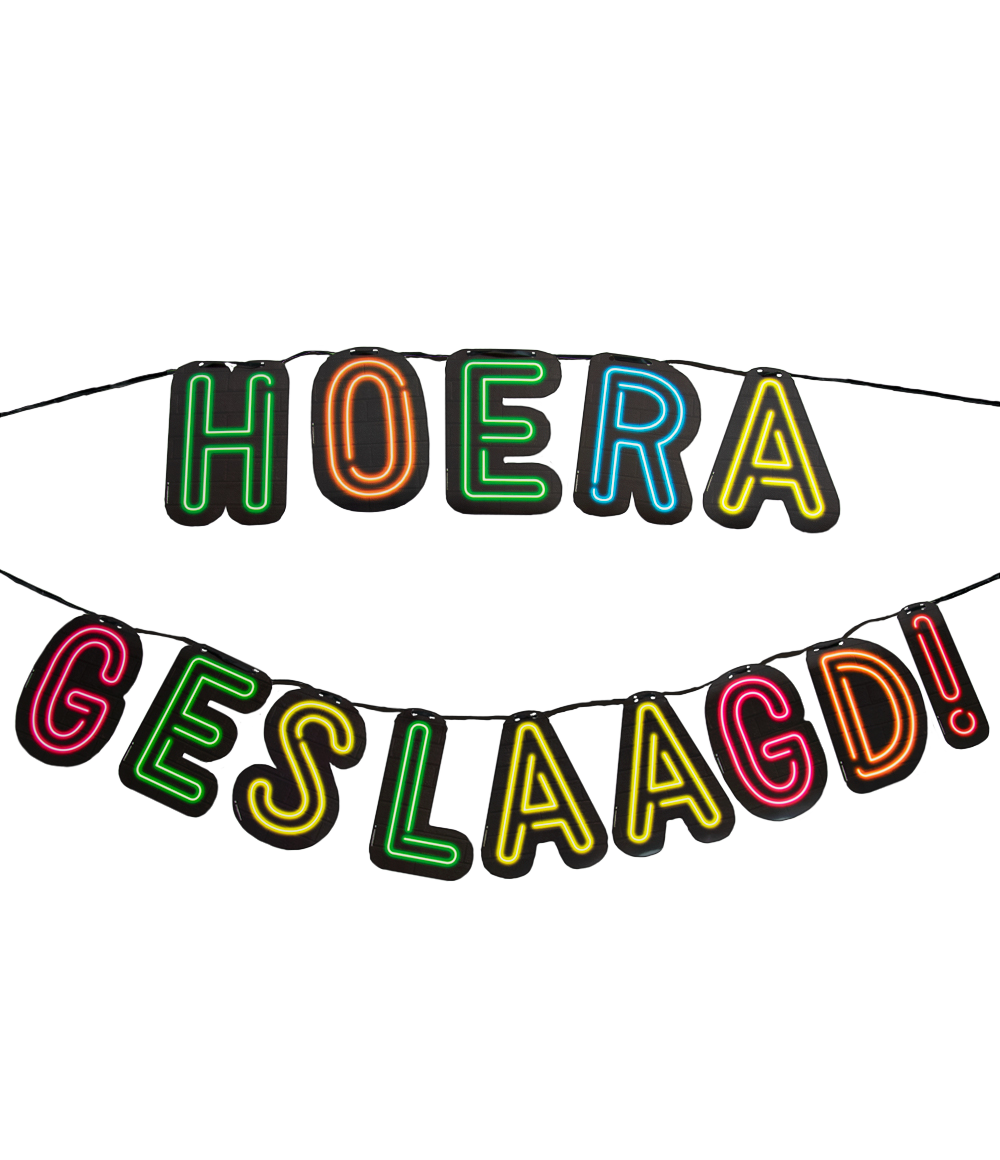 Neon slinger - Geslaagd OP=OP