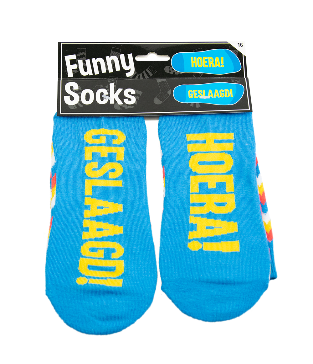 Funny socks - Geslaagd!