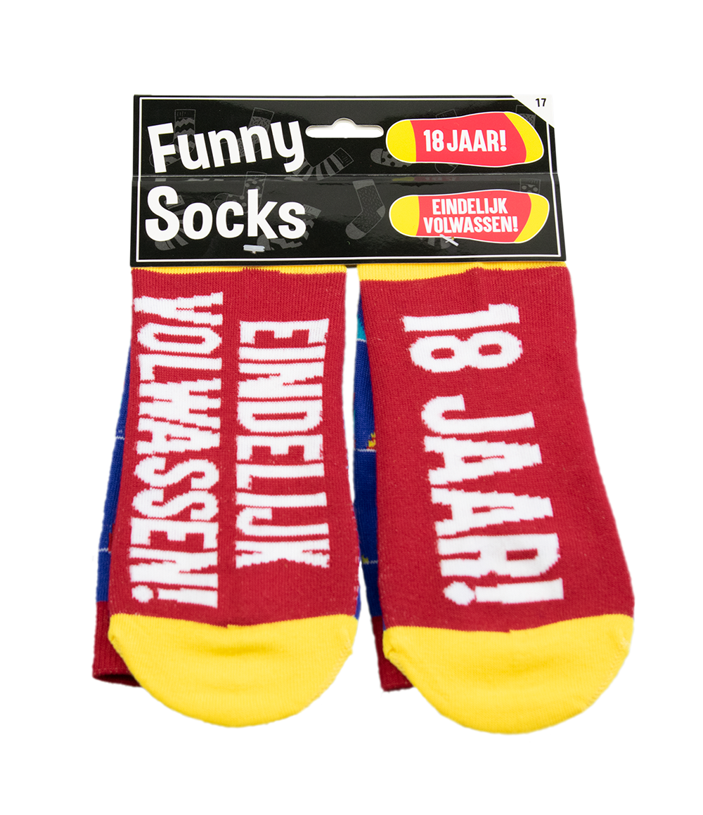 Funny socks - 18 jaar