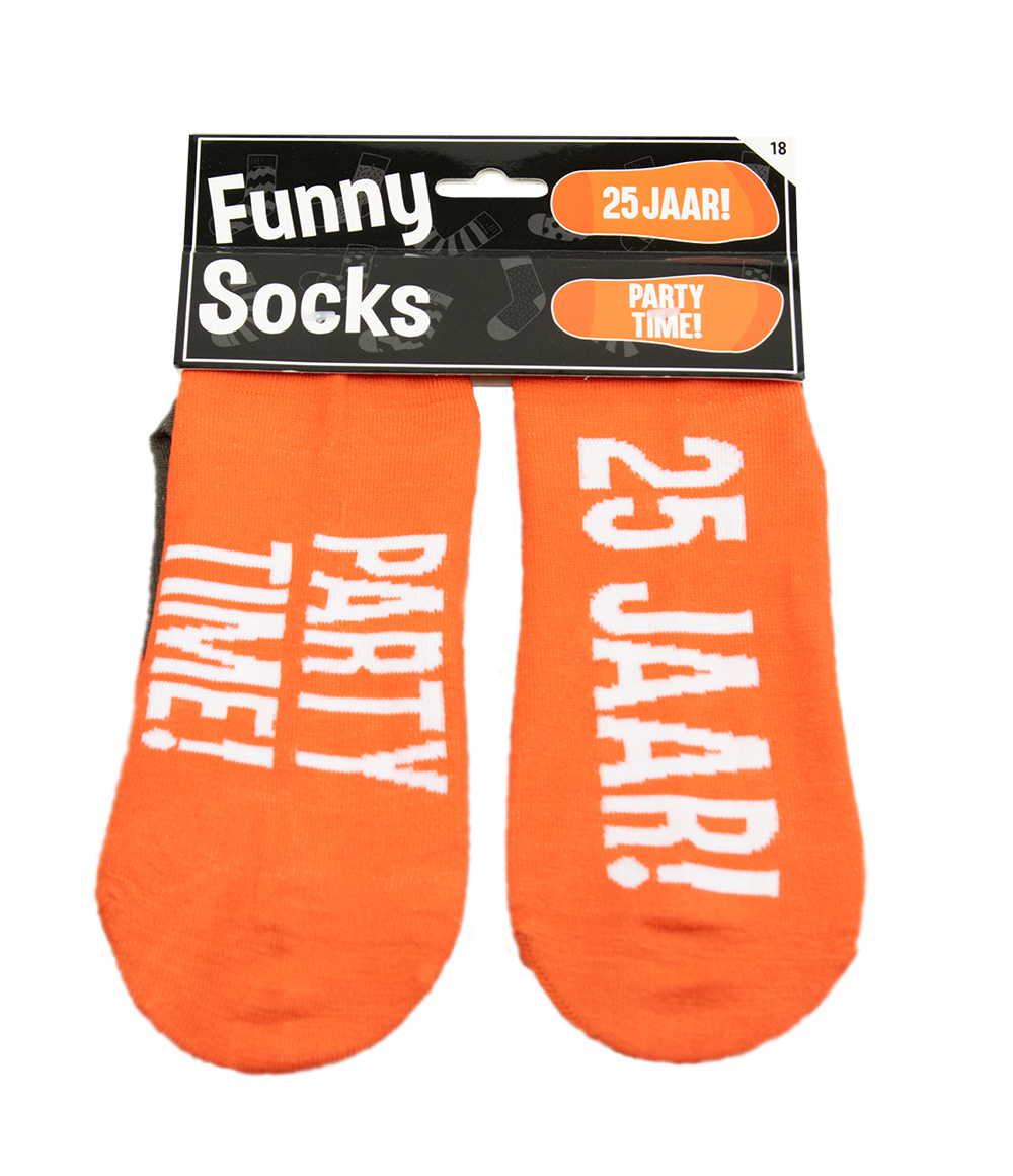 Funny socks - 25 jaar