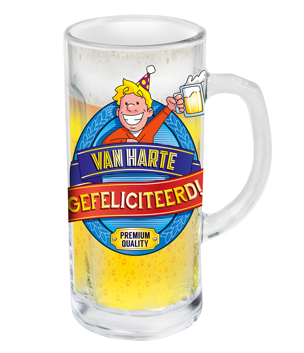 Bierpul van harte gefeliciteerd