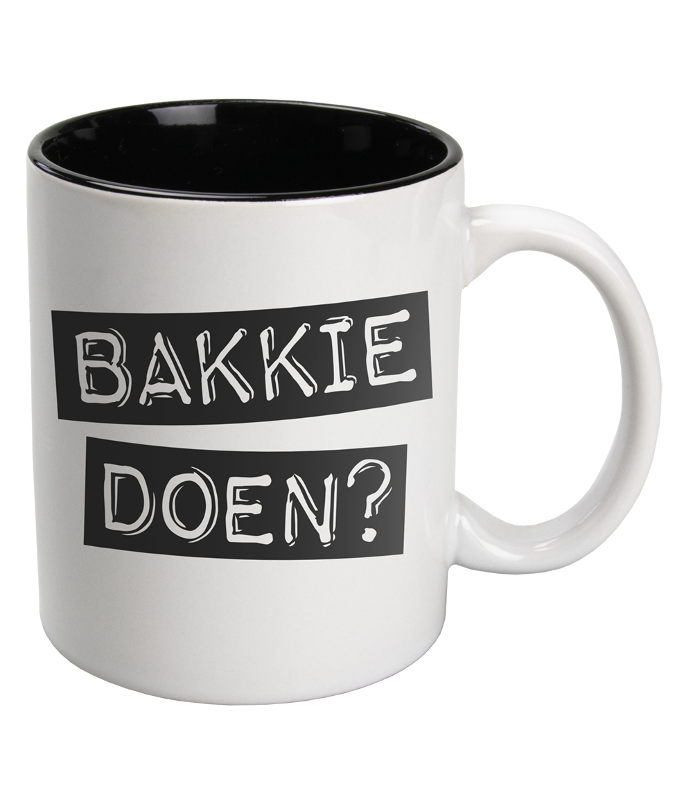 Black&White Mugs - Bakkie-White