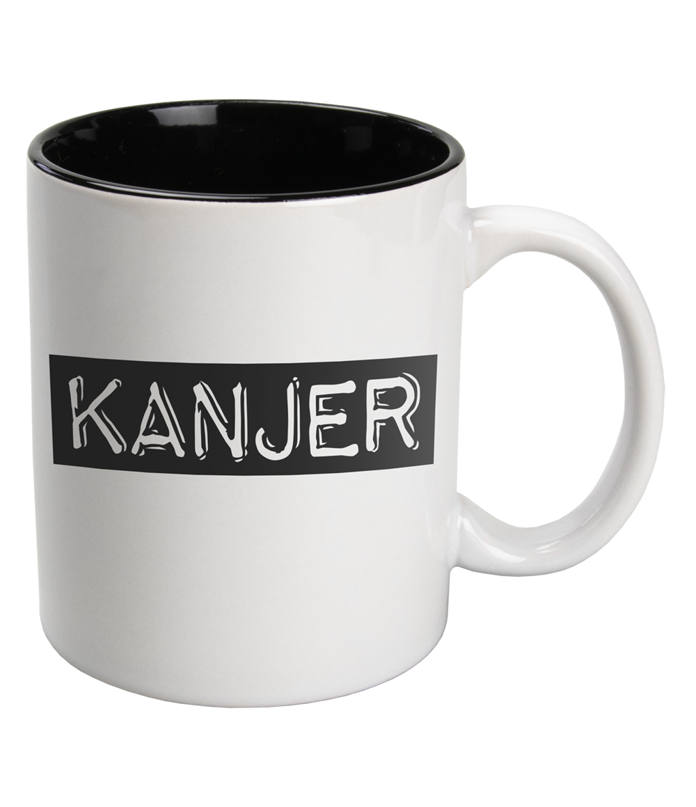 Black&White Mugs - Kanjer-White