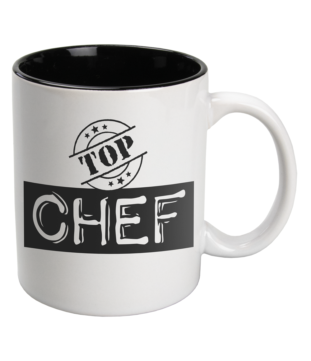 Black&White Mugs - Top Chef-White