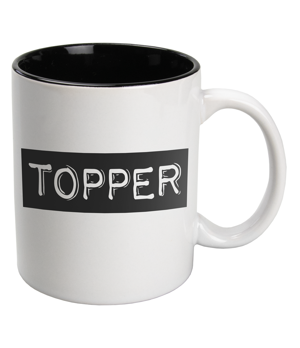 Black&White Mugs - Topper-White