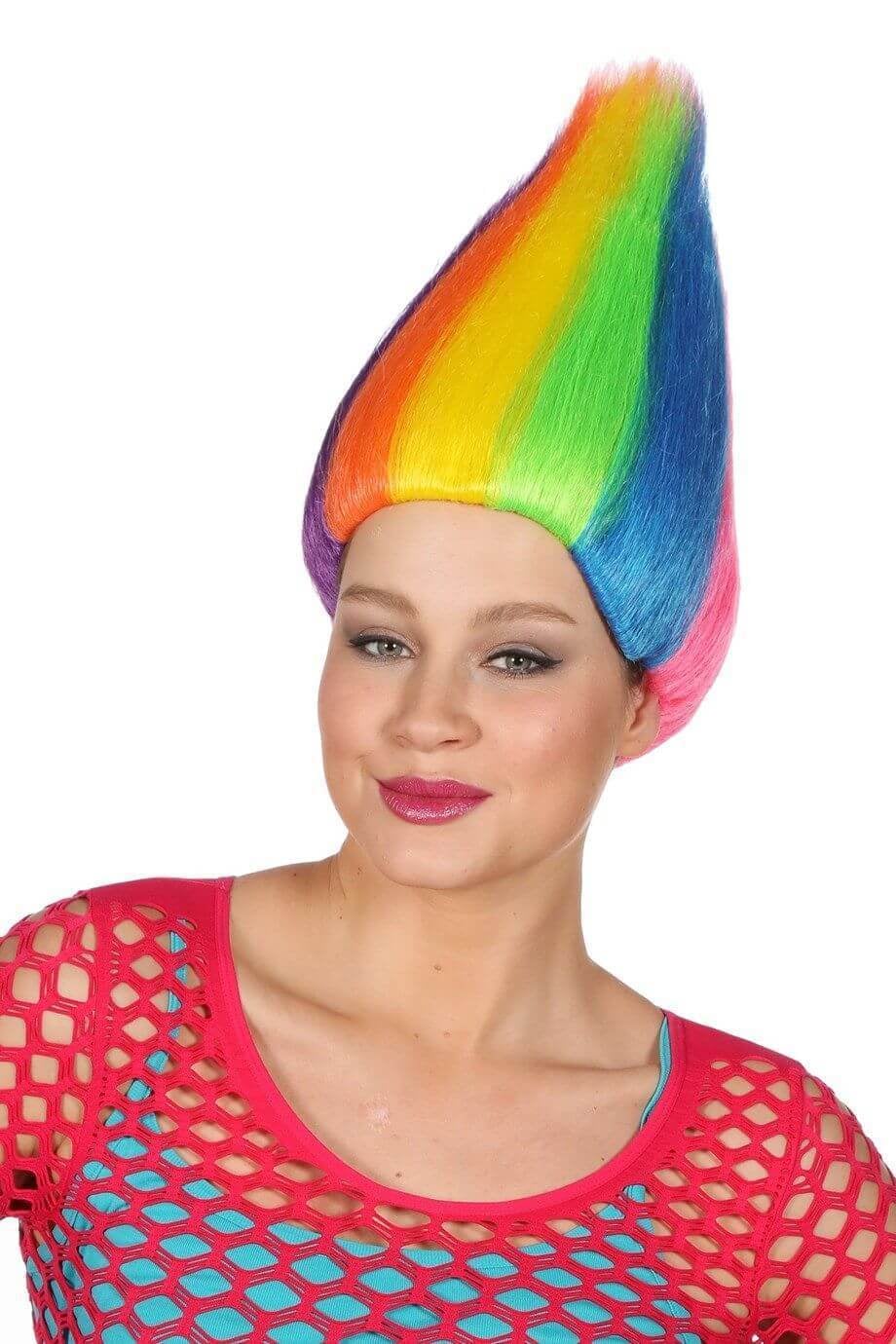 Coppens Pruik Punt Regenboog coppens kopen in de aanbieding