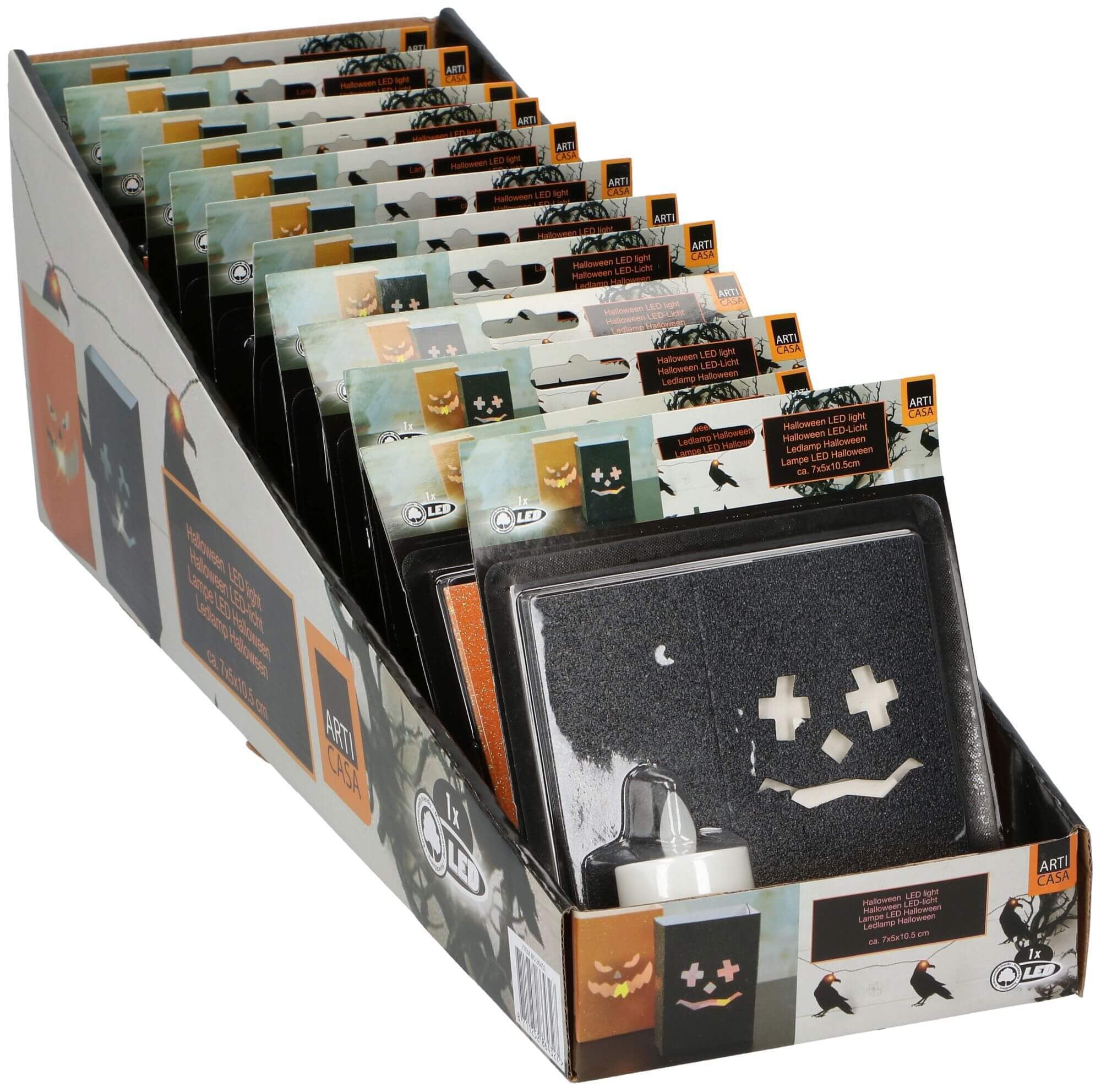 Halloween LED t-light 7X5X10,5