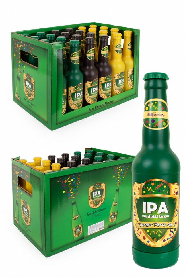 IPA Bierfles confetti shooter