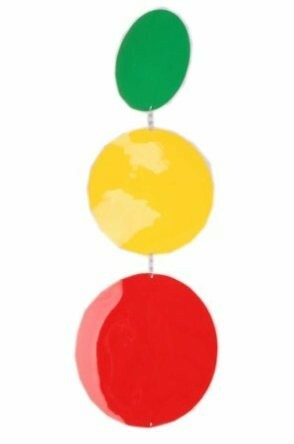 Mobiel rood/geel/groen confettisnip