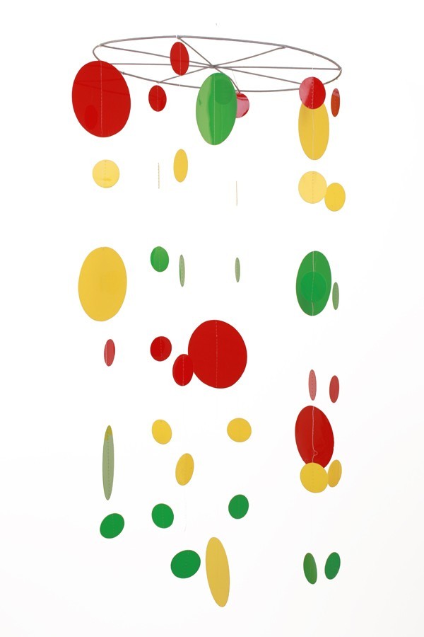 Ring mobiel met confetti r/g/gr