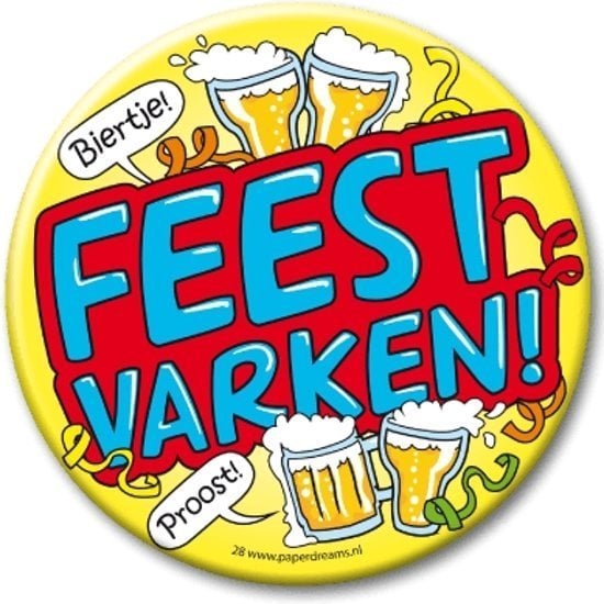 Button XL - Feestvarken