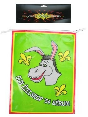 Vlaggenlijn dun ezelskop 10m