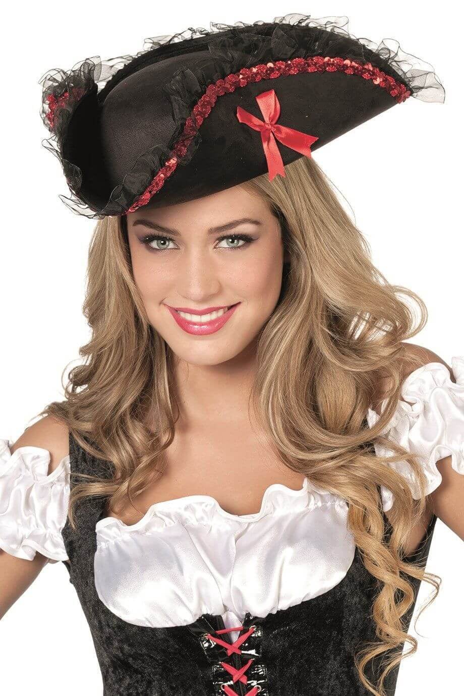 Piratenhoed trode strik