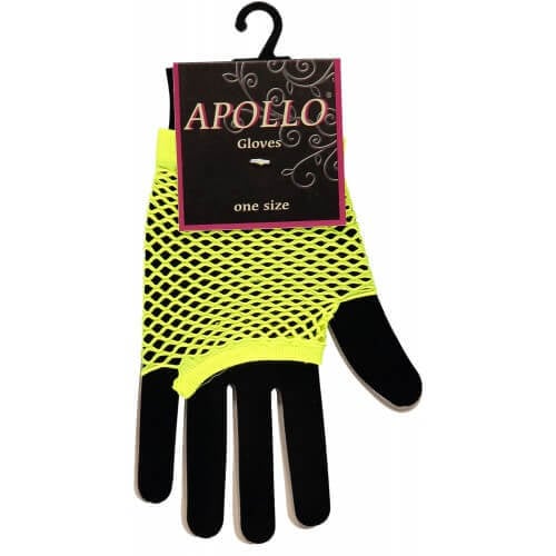 Coppens Visnet Vingerloze Handschoen Geel coppens kopen in de aanbieding