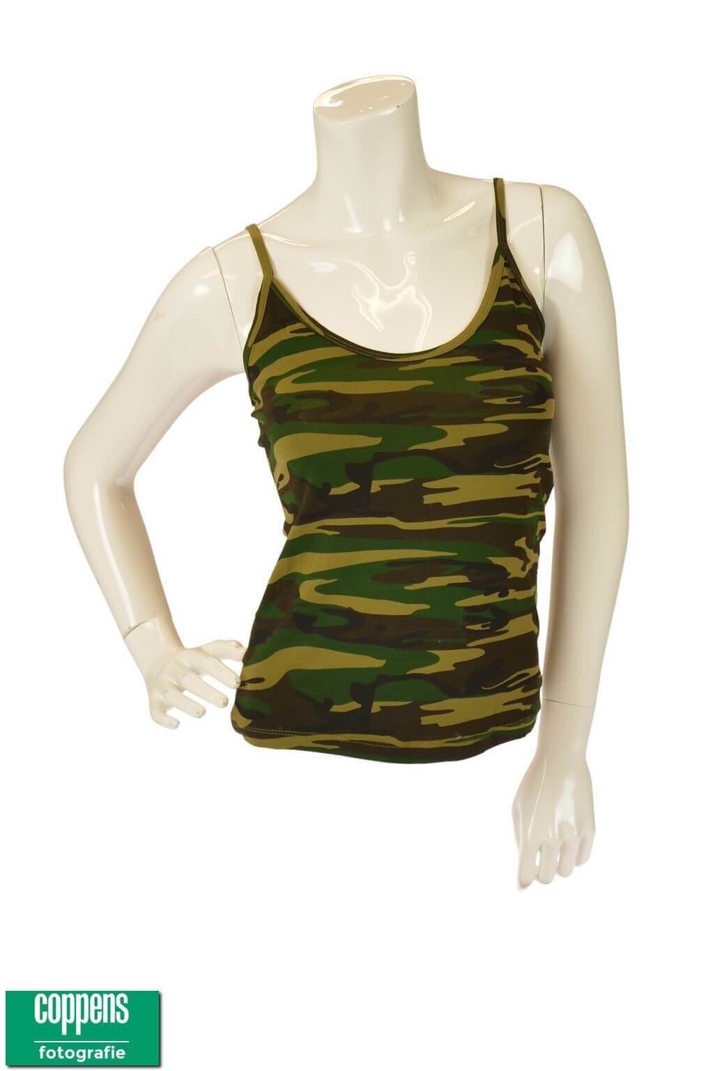 Spaghetti top camouflage