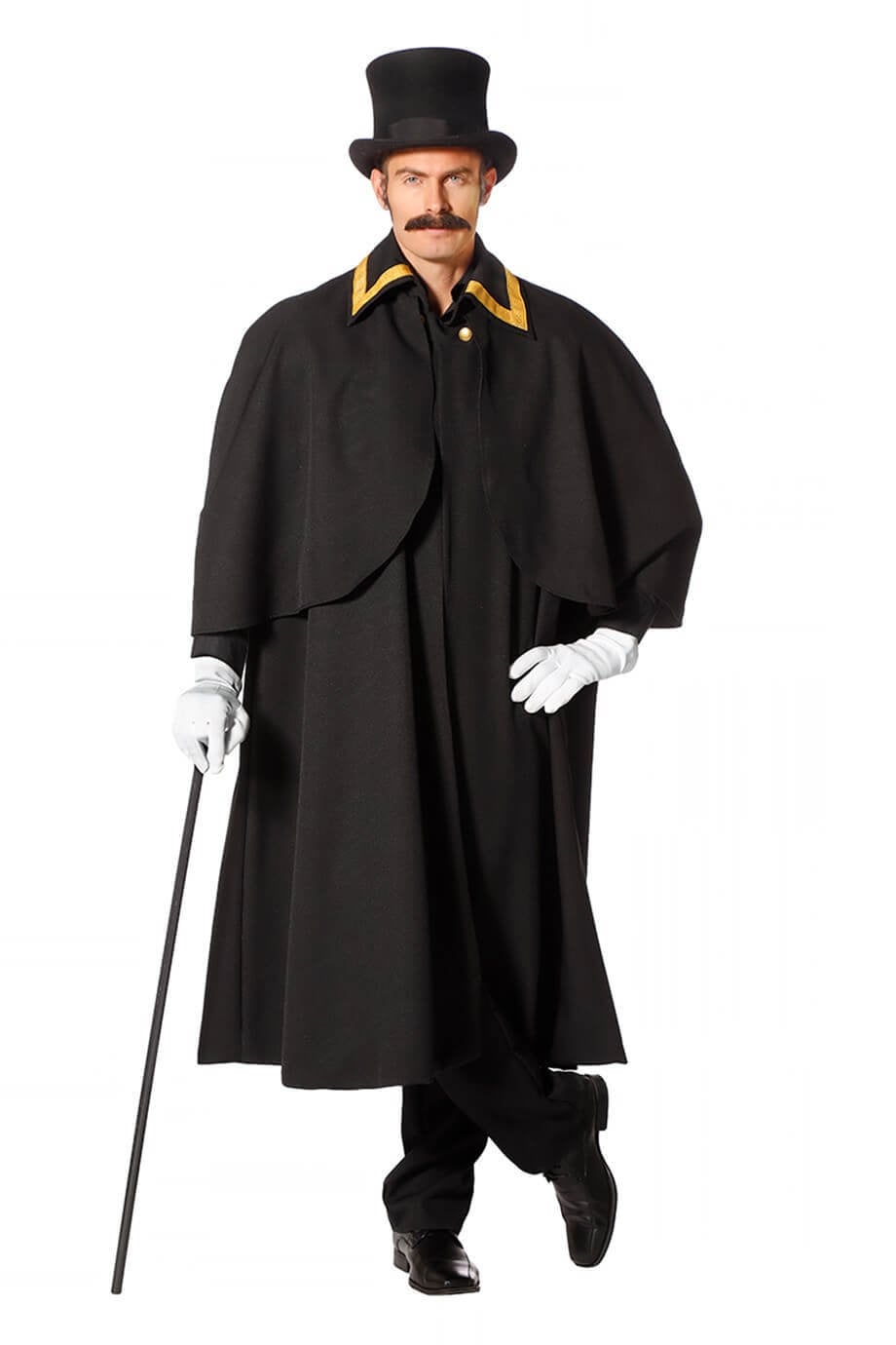 Cape dickens zwart op=op