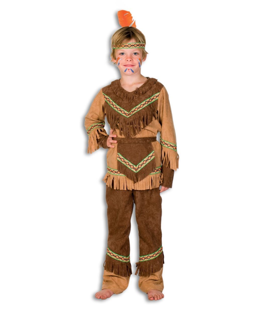 Indianen Jongen op=op