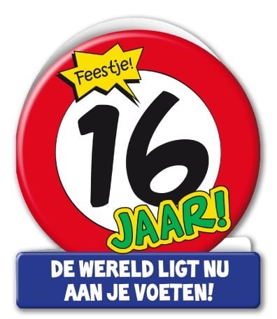 Coppens Wenskaart 16 Jaar Verkeersbord coppens kopen in de aanbieding Coppens Wenskaart 16 Jaar Verkeersbord coppens kopen in de aanbieding