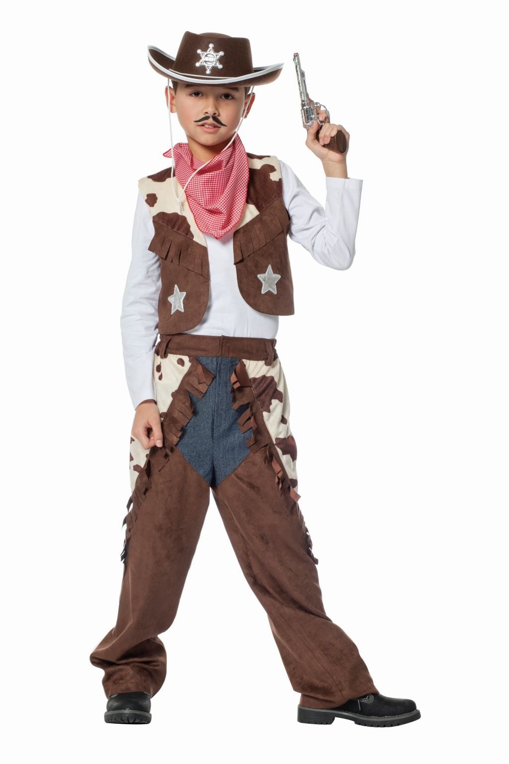 Coppens Cowboy Koeienprint coppens kopen in de aanbieding