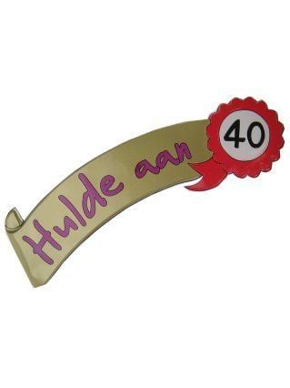 Wanddeco hulde 40