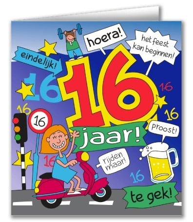Coppens Wenskaarten 16 Jaar Cartoon coppens kopen in de aanbieding Coppens Wenskaarten 16 Jaar Cartoon coppens kopen in de aanbieding