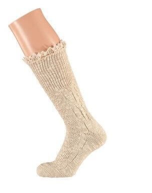 Tirolersokken met kant